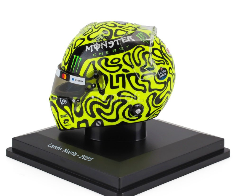 Spark-model Bell helmet Casco Helmet F1 Lando Norris Team Mclaren N 4 Season 2025 1:5 Žlutá Černá