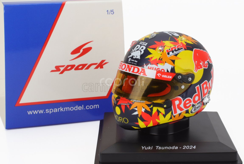 Spark-model Bell helmet Casco Helmet F1 Yuki Tsunoda Team Visa Cash App N 22 Season 2024 1:5 Různé