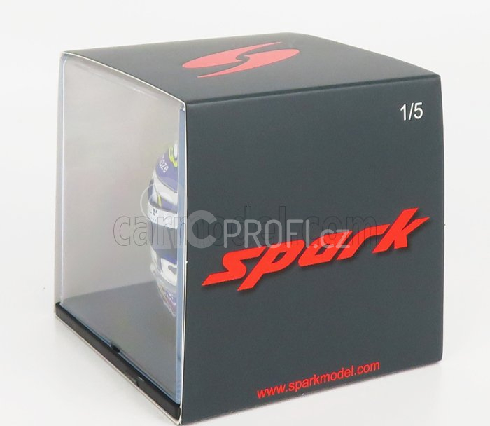 Spark-model Bell helmet F1  Casco Helmet Alfa Romeo C42 Team Orlen Racing N 77 Season 2022 Valtteri Bottas 1:5 Modrá Bílá Červená
