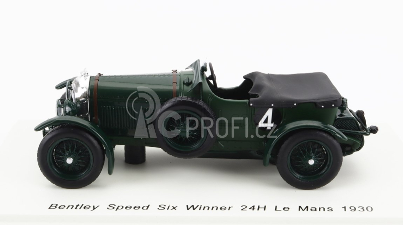Spark-model Bentley Speed Six 6.6l Team Bentley Motors Ltd N 4 Winner 24h Le Mans 1930 W.barnato - G.kidston 1:43 Black