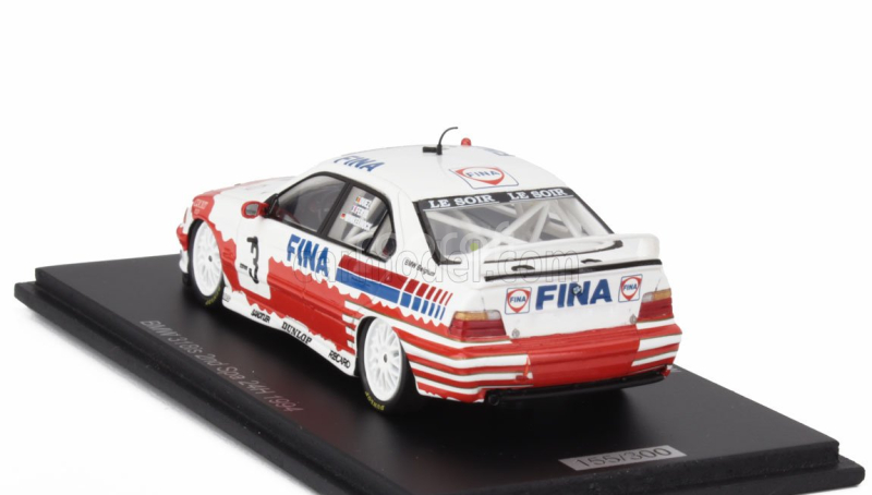 Spark-model BMW 3-series 318is Team Bmw Fina Bastos N 3 2nd 24h Spa 1994 Joachim Winkelhock - Marc Duez - Alain Ferte 1:43 Červená Bílá