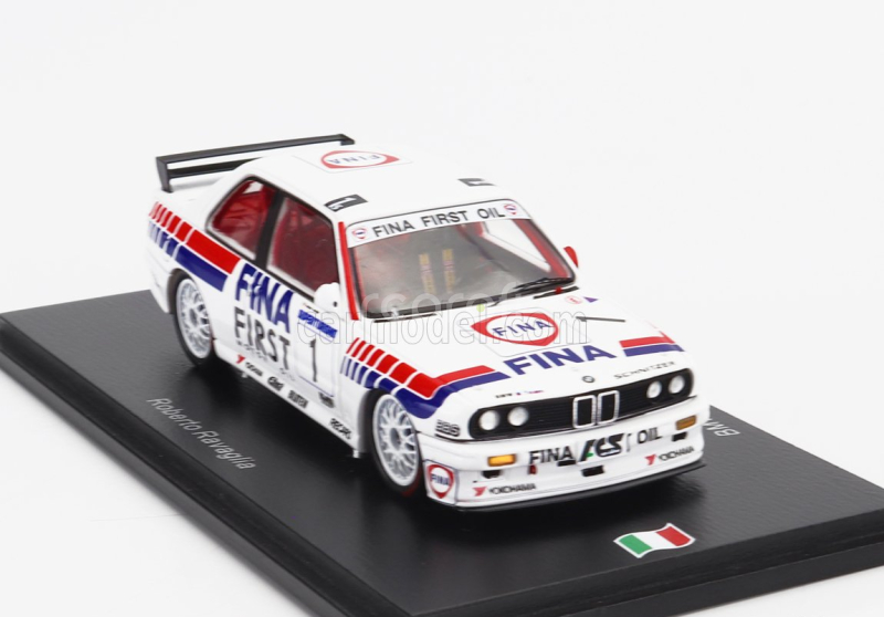 Spark-model BMW 3-series (e30) M3 Team Bmw Fina N 1 Superturismo Monza 1992 Roberto Ravaglia 1:43 Bílá