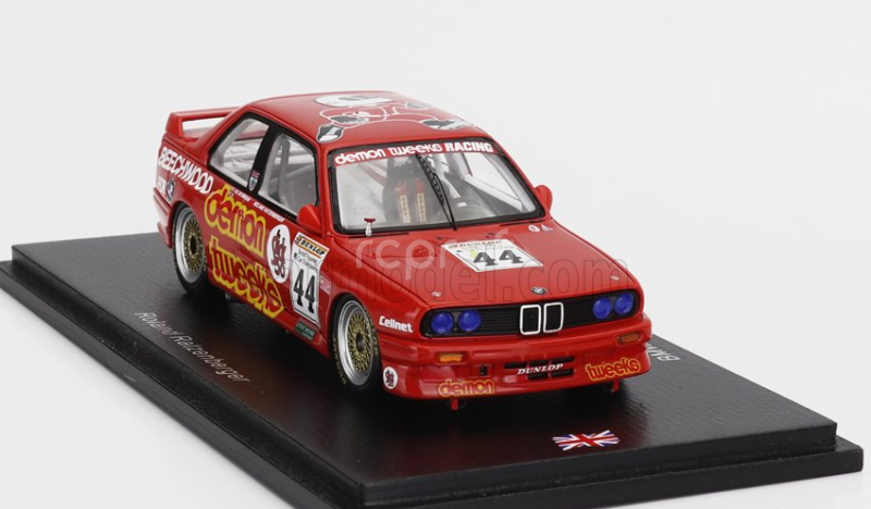 Spark-model BMW 3-series M3 (e30) N 44 Btcc Thruxton 1988 Roland Ratzenberger 1:43 Red