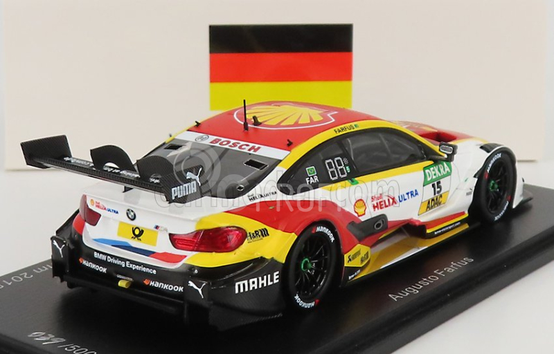 Spark-model BMW 4-series M4 Bmw Team Rmg N 15 Dtm Hockenheim 2018 A.farfus 1:43 Bílá Červená Žlutá