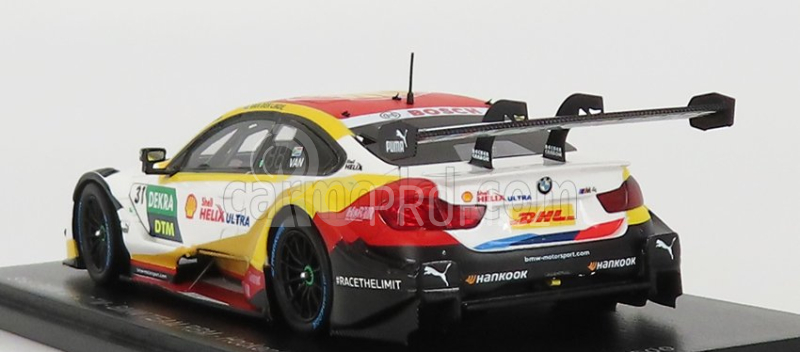 Spark-model BMW 4-series M4 Shell Team Rbm N 31 Hockenheim Dtm 2019 S.van Der Linde 1:43 Bílá Žlutá Červená