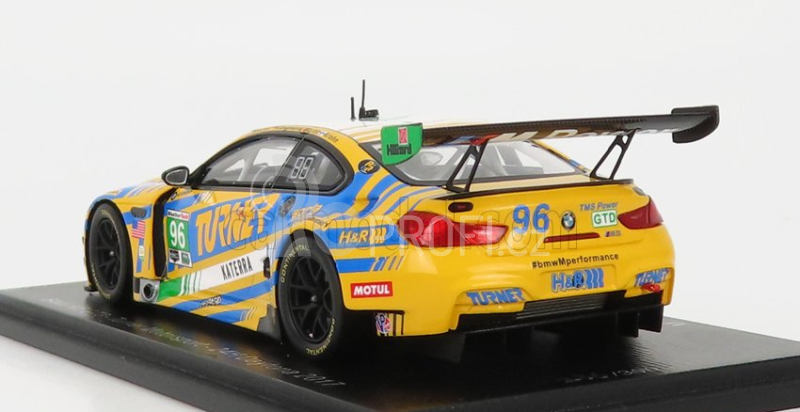 Spark-model BMW 6-series M6 Gt3 Team Turner Motorsport N 96 24h Daytona 2017 M.martin - J.marks - J.klingmann - J.krohn 1:43 Žlutá Modrá