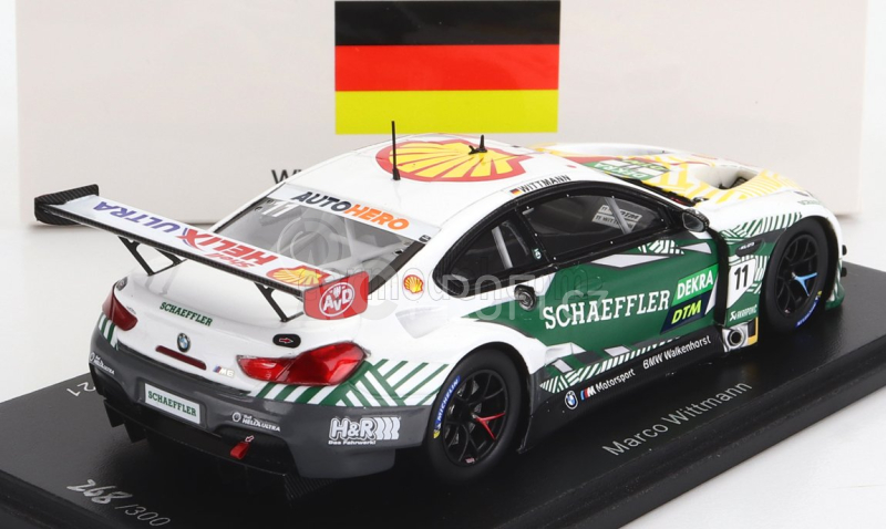 Spark-model BMW 6-series M6 Gt3 Team Walkenhorst Motorsport N 11 Dtm Season 2021 M.wittmann 1:43 Bílá Zelená Černá