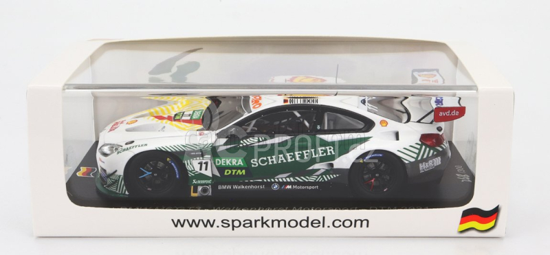 Spark-model BMW 6-series M6 Gt3 Team Walkenhorst Motorsport N 11 Dtm Season 2021 M.wittmann 1:43 Bílá Zelená Černá