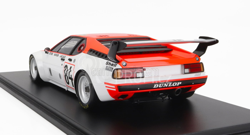 Spark-model BMW M1 M88 3.5l Team Bmw Motorsport Gmbh N 84 24h Le Mans 1980 H.j.stuck - D.lacaud - H.g.burger 1:18 Oranžová Bílá
