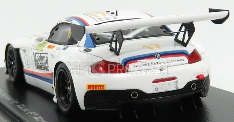 Spark-model BMW Z4 Gt3 Team Modena Engineering N 17 Fia World Cup Macau 2016 Ricky Capo 1:43 Bílá