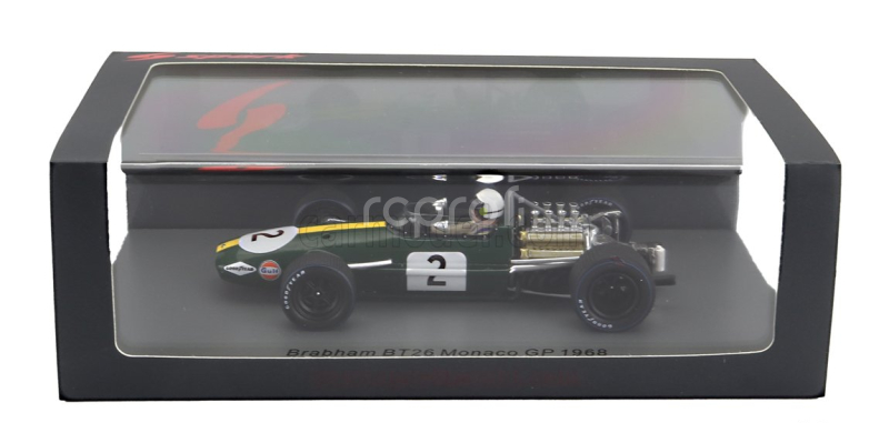 Spark-model Brabham F1  Bt26 N 2 Monaco Gp 1968 J.brabham 1:43 Zelená Žlutá