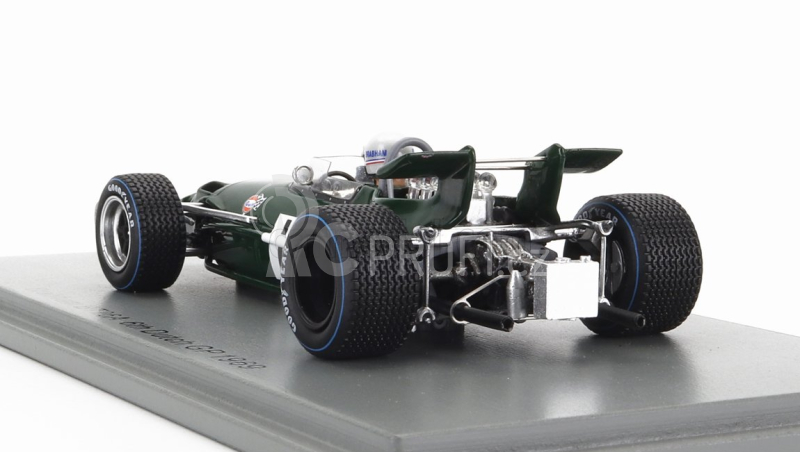 Spark-model Brabham F1  Bt26a N 11 Dutch Gp 1969 J.brabham 1:43 Zelená Žlutá