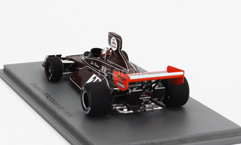 Spark-model Brabham F1  Bt42 N 28 Dutch Gp 1974 J.watson 1:43 Brown