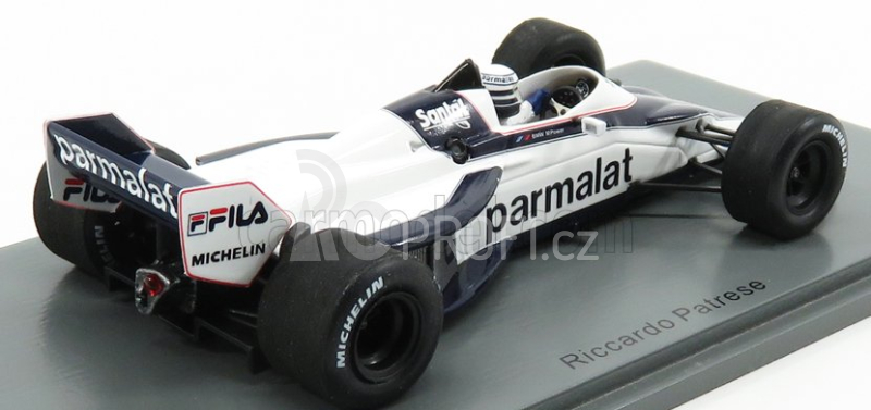 Spark-model Brabham F1  Bt52 N 6 Brazilian Gp 1983 Riccardo Patrese 1:43 Bílá Modrá