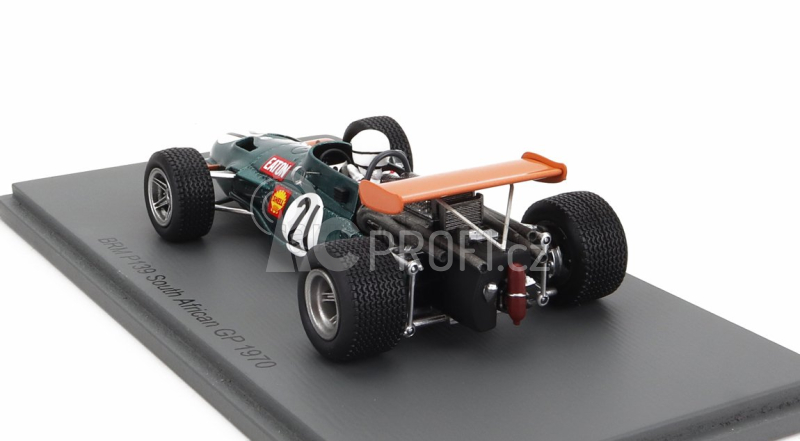 Spark-model BRM F1  139 N 21 African Gp 1970 G.eaton 1:43 Zelená Oranžová