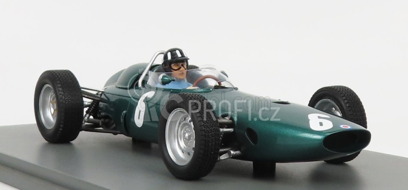 Spark-model BRM P57 N 6 Winner Monaco Gp 1963 G.hill - Con Vetrina - With Showcase 1:18 Green Met