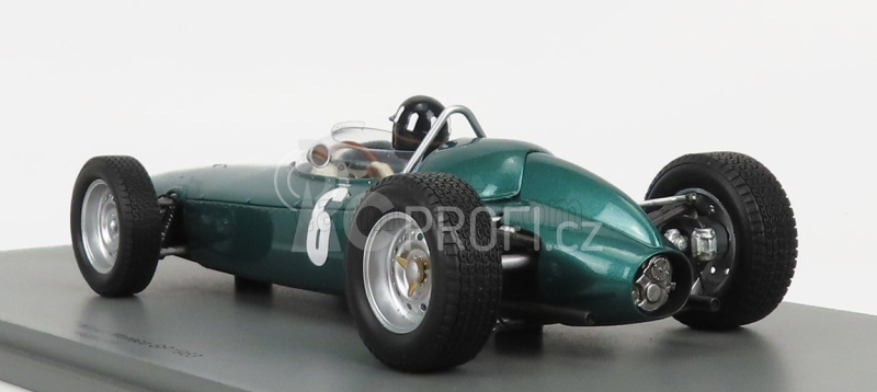 Spark-model BRM P57 N 6 Winner Monaco Gp 1963 G.hill - Con Vetrina - With Showcase 1:18 Green Met