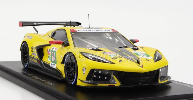 Spark-model Chevrolet Corvette C8.r 5.5l V8 Team Corvette Racing N 64 24h Le Mans 2022 T.milner - N.tandy - A.sims 1:43 Žlutá