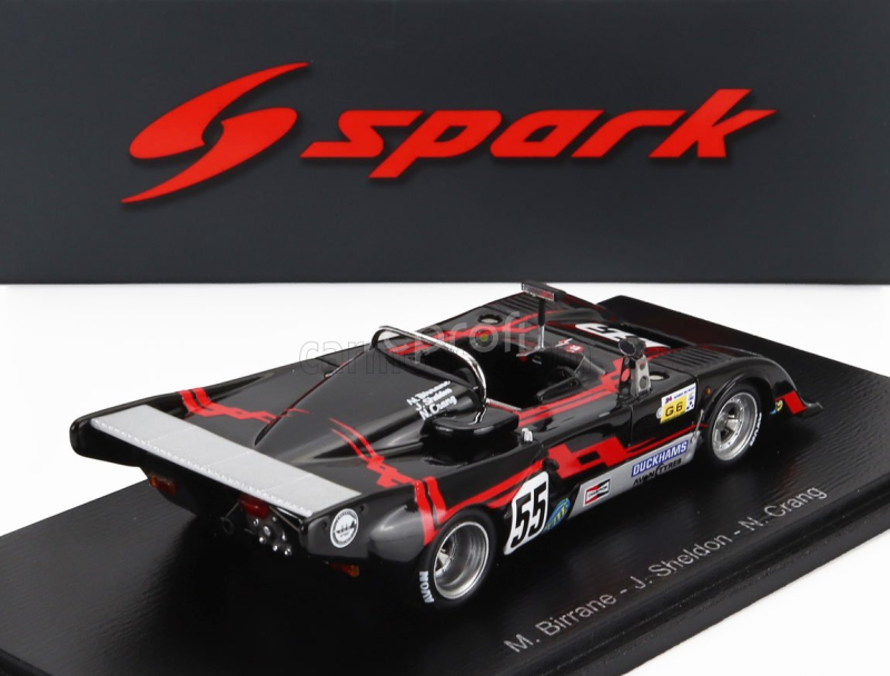 Spark-model Chevron B36 1750cc S4 Team Chevron Racing Car N 55 24h Le Mans 1982 Martin Birrane - John Sheldon - Neil Crang 1:43 Černá Červená
