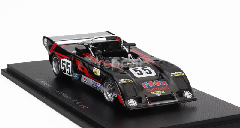 Spark-model Chevron B36 1750cc S4 Team Chevron Racing Car N 55 24h Le Mans 1982 Martin Birrane - John Sheldon - Neil Crang 1:43 Černá Červená