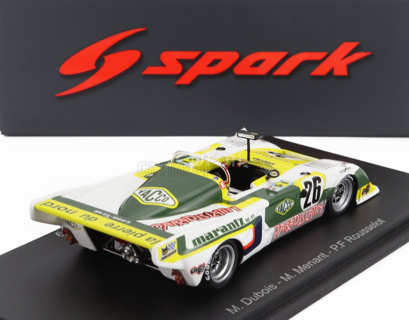 Spark-model Chevron B36 2.0l S4 Team Societe Racing N 26 24h Le Mans 1979 Michel Dubois - Marc Menant - Pierre Francoise Rousselot 1:43 Bílá Černá Žlutá
