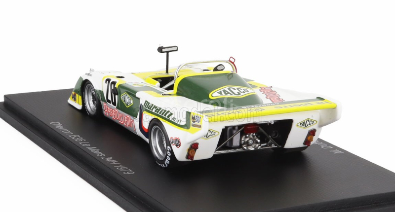 Spark-model Chevron B36 2.0l S4 Team Societe Racing N 26 24h Le Mans 1979 Michel Dubois - Marc Menant - Pierre Francoise Rousselot 1:43 Bílá Černá Žlutá