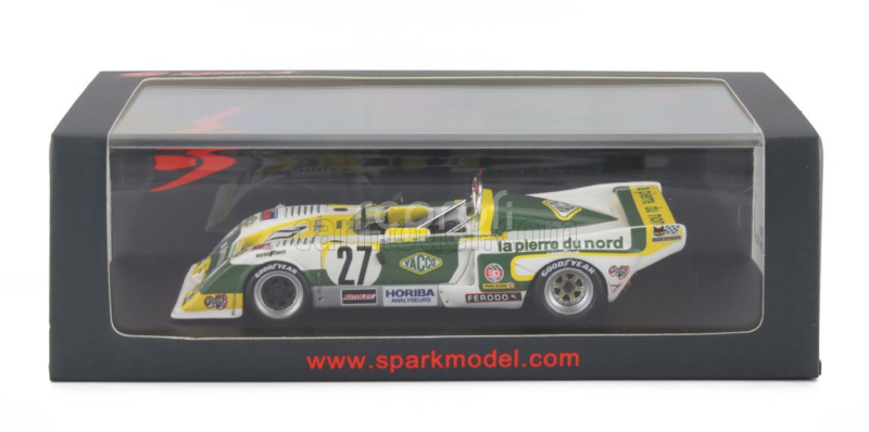 Spark-model Chevron B36 2.0l S4 Team Societe Racing N 27 24h Le Mans 1979 Marc Sourd - Florian Vetsch - Robert Carmillet 1:43 Bílá Černá Žlutá