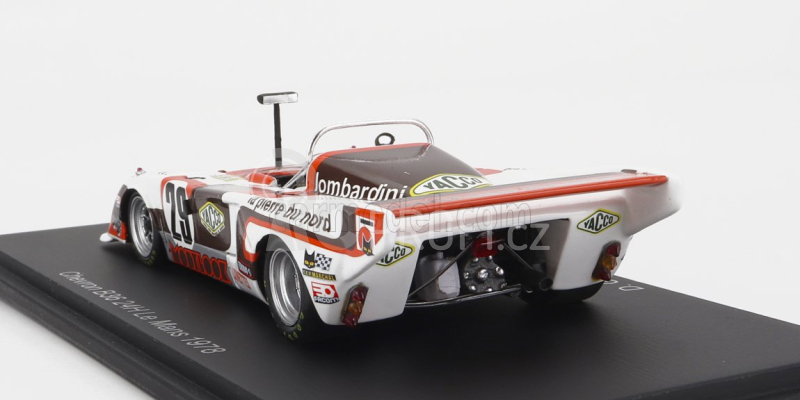 Spark-model Chevron B36 2.0l S4 Team Societe Racing N 29 24h Le Mans 1978 M.dubois - D.gache - J.sanchez 1:43 Bílá Červená Černá