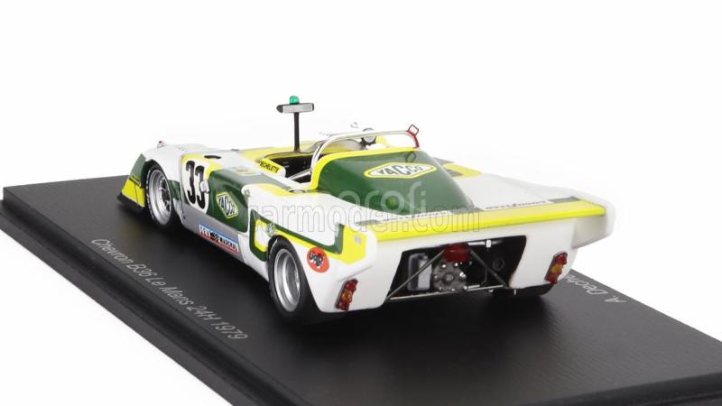 Spark-model Chevron B36 2.0l S4 Team Societe Racing N 33 24h Le Mans 1979 Alain Dechelette - Charles Dechelette - Marcel Tarres 1:43 Bílá Černá Žlutá