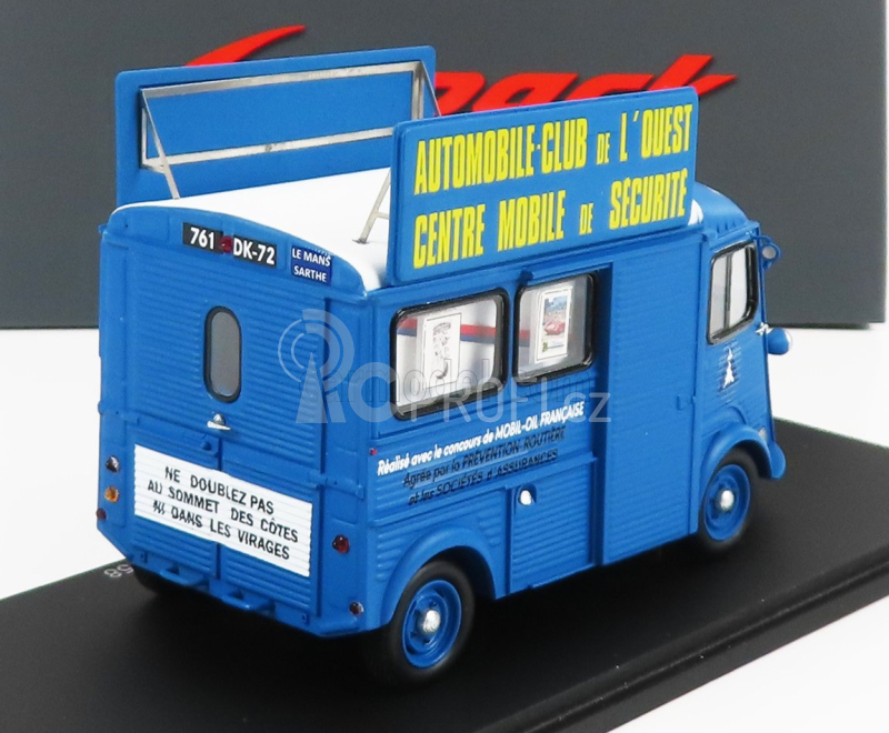 Spark-model Citroen Hy Automobile Club De L'ouest 1958 1:43 Světle Modrá Bílá