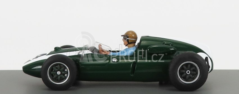Spark-model Cooper F1  T51 Climax Team Cooper Car Company N 24 Winner Monaco Gp Jack Brabham 1959 World Champion 1:43 Zelená Bílá