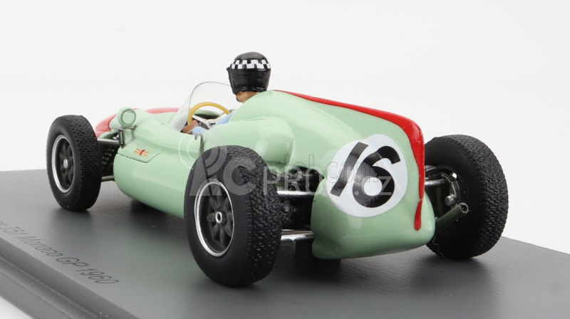 Spark-model Cooper F1  T51 N 16 Monaco Gp 1960 C.bristow 1:43 Světle Zelená Červená
