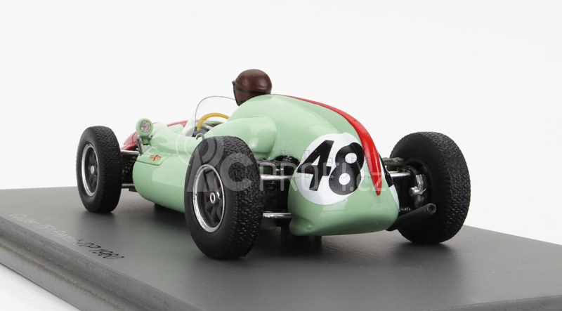 Spark-model Cooper F1  T51 N 48 France Gp 1960 B.halford 1:43 Červené Světlo Zelené