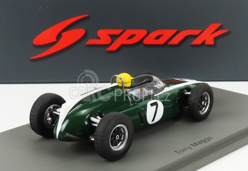 Spark-model Cooper F1  T55 N 7 Dutch Gp 1962 T.maggs 1:43 Zelená Bílá