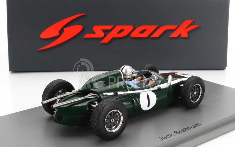 Spark-model Cooper F1  T58 N 1 Germany Gp 1961 J.brabham 1:43 Blue