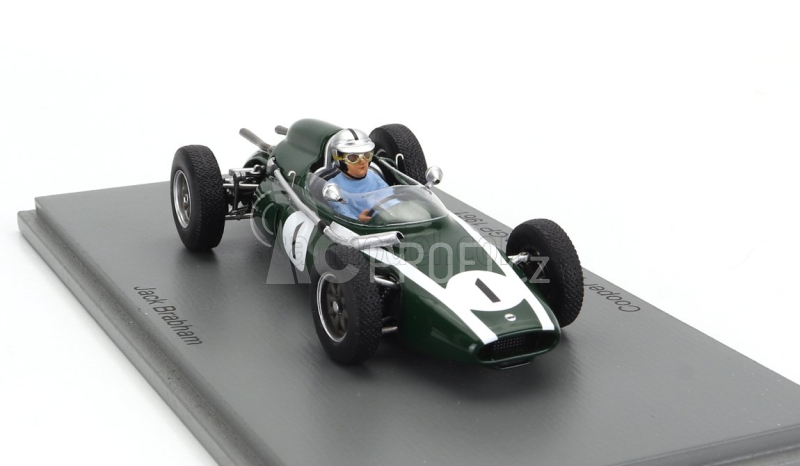 Spark-model Cooper F1  T58 N 1 Germany Gp 1961 J.brabham 1:43 Blue