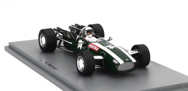 Spark-model Cooper F1  T81b N 14 South African Gp 1968 Brian Redman 1:43 Zelená Bílá
