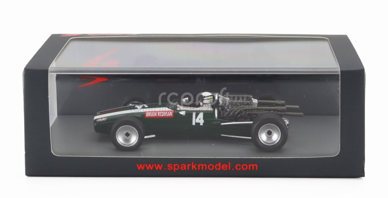 Spark-model Cooper F1  T81b N 14 South African Gp 1968 Brian Redman 1:43 Zelená Bílá