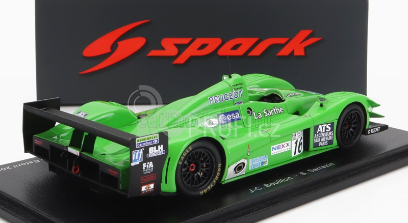 Spark-model Courage C60 Team Pescarolo Sport N 16 Winner Fia Sportscar Estoril 2003 J.c.bouillon - S.sarrazin 1:43 Zelená