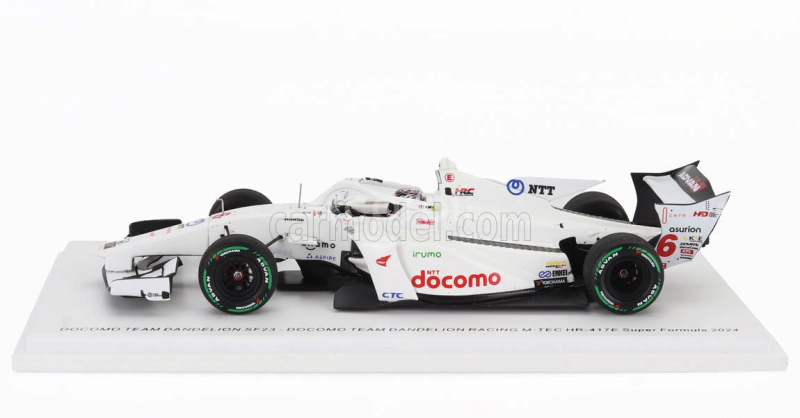 Spark-model Dallara Sf23 Hr-417-e M-tec Team Dandelion Racing N 6 Super Formula Season 2024 Kukunoshin Ohta 1:43 Bílá
