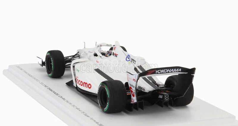 Spark-model Dallara Sf23 Hr-417-e M-tec Team Dandelion Racing N 6 Super Formula Season 2024 Kukunoshin Ohta 1:43 Bílá