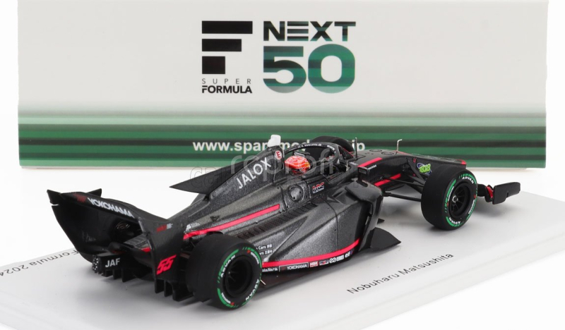 Spark-model Dallara Sf23 Hr-417-e M-tec Team Tgm Grand Prix N 55 Super Formula Season 2024 Nobuhanu Matsushita 1:43 Černá Červená