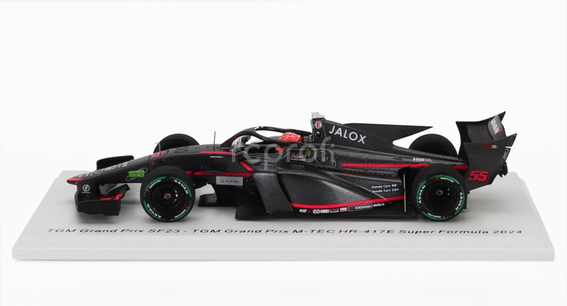 Spark-model Dallara Sf23 Hr-417-e M-tec Team Tgm Grand Prix N 55 Super Formula Season 2024 Nobuhanu Matsushita 1:43 Černá Červená