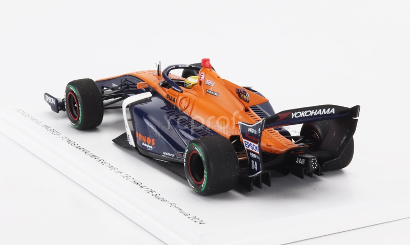 Spark-model Dallara Sf23 Hr-417-e Team Ponos Nakajima Racing M-tec N 64 Super Formula Season 2024 Naoki Yamamoto 1:43 Oranžová Bílá Modrá