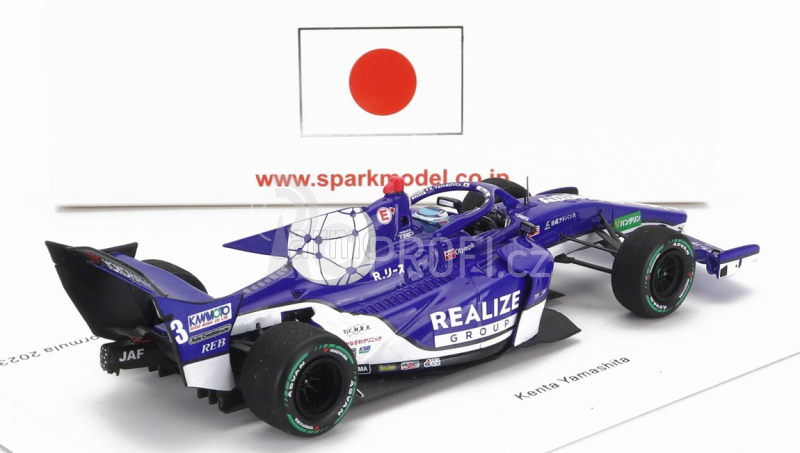 Spark-model Dallara Sf23 Toyota Trd01f Team Kondo Racing N 3 Super Formula Season 2023 Kenta Yamashita 1:43 Modrá Bílá
