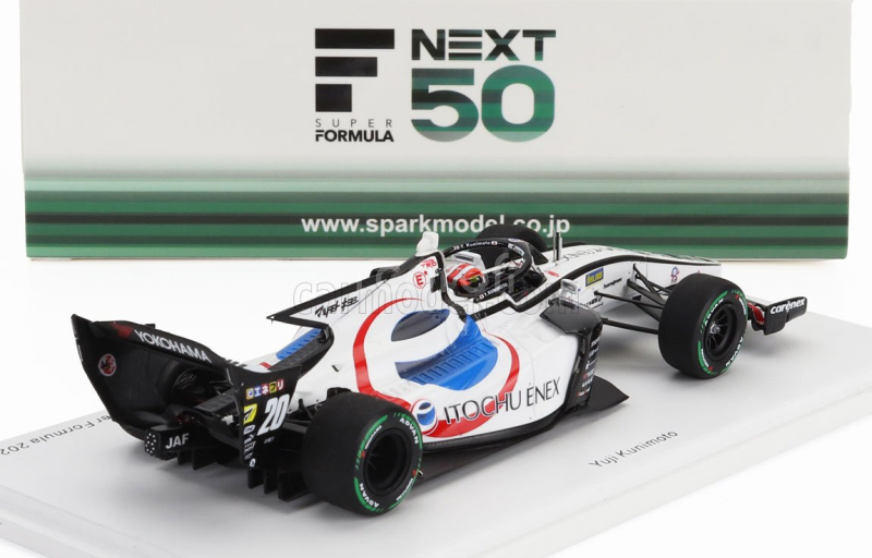 Spark-model Dallara Sf23 Trd 01f Team Enex Impul N 20 Super Formula Season 2024 Yuji Kunimoto 1:43 Bílá Černá Červená