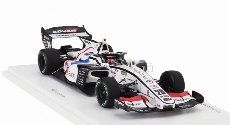 Spark-model Dallara Sf23 Trd 01f Team Enex Impul N 20 Super Formula Season 2024 Yuji Kunimoto 1:43 Bílá Černá Červená