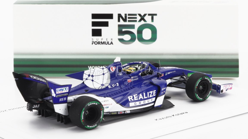 Spark-model Dallara Sf23 Trd 01f Team Realize Corporation Kondo Racing N 4 Super Formula Season 2024 Kazuto Kotaka 1:43 Modrá Bílá