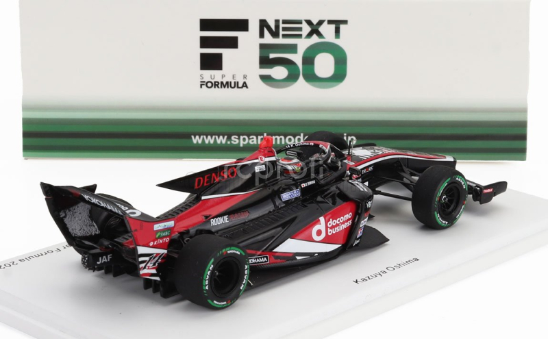 Spark-model Dallara Sf23 Trd 01f Team Rookie Racing N 14 Super Formula Season 2024 Kazuya Oshima 1:43 Černá Červená