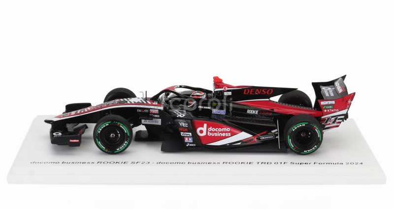 Spark-model Dallara Sf23 Trd 01f Team Rookie Racing N 14 Super Formula Season 2024 Kazuya Oshima 1:43 Černá Červená